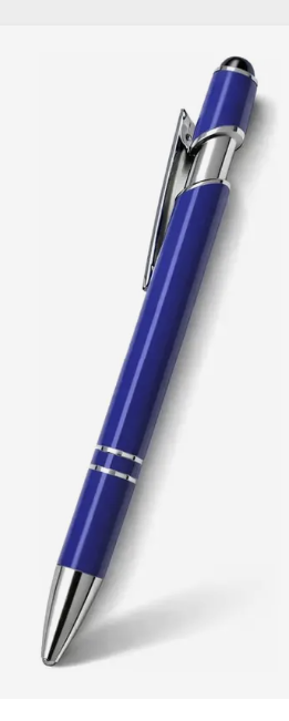 Caneta metal luxo ponta touch executiva