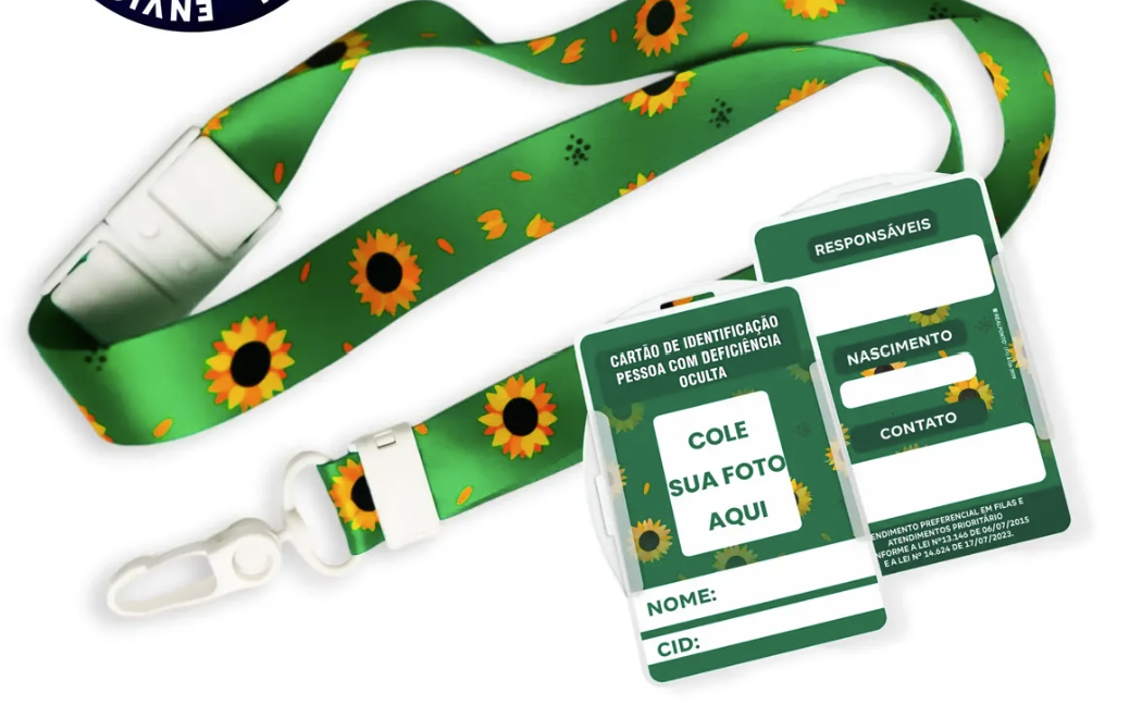Cordão Fita Acetinada para Credencial com Garra Jacaré