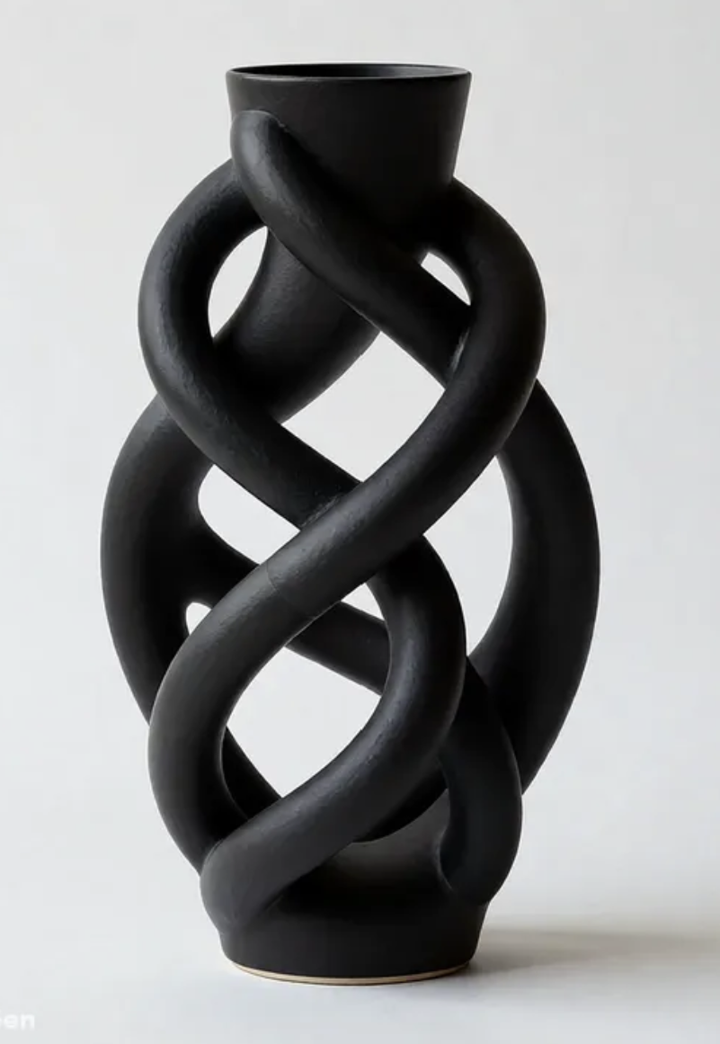 vaso moderno forma geometrica