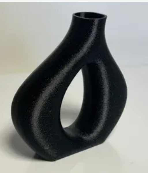 vaso elegante em formato de gota