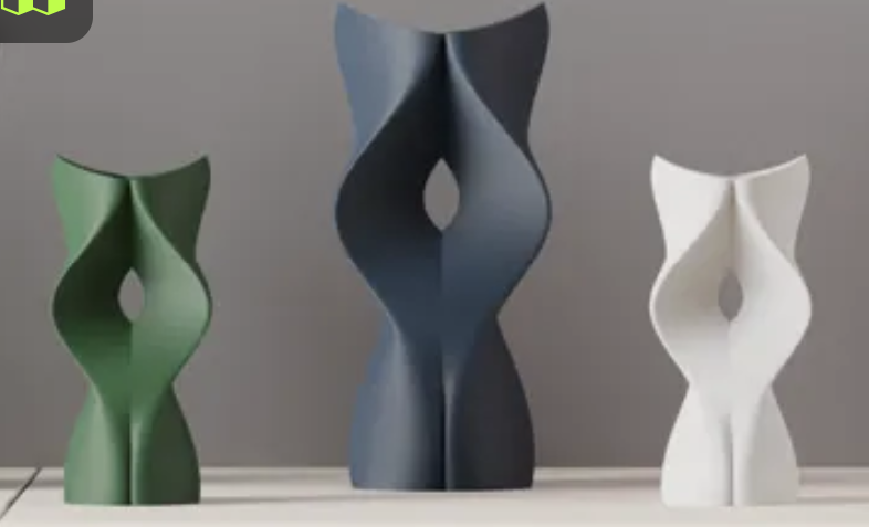 vaso giratório sereno e elegante