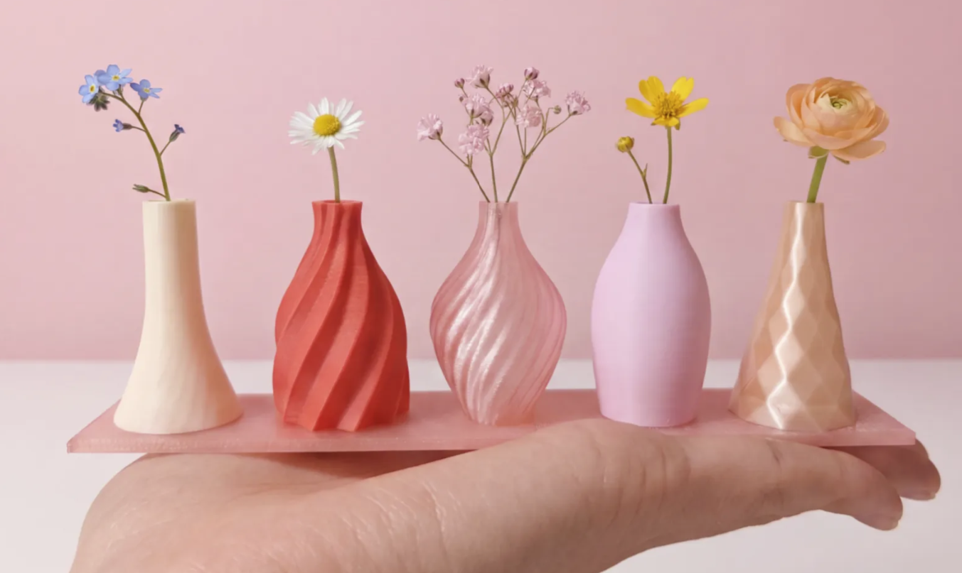 mini vaso uma flor